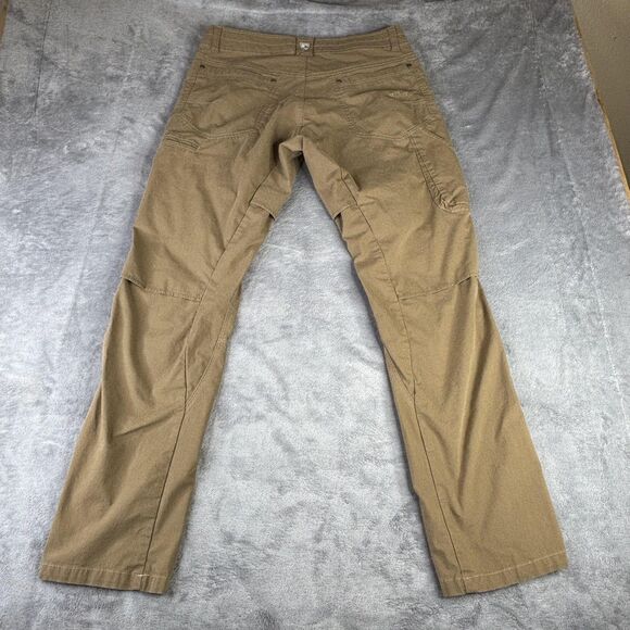 Kuhl Pants Mens 32x32 Khaki Hiking Work Stretch Vented Outdoor Style 5098 - Picture 13 of 15